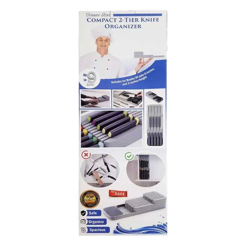 Compact 2 Knife Organizer