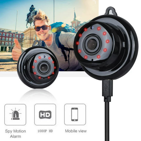 IR Mini Wifi Camera V380 App 1080P HD
