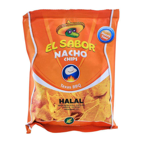El Sabor Nacho Chips Texas BBQ 100g