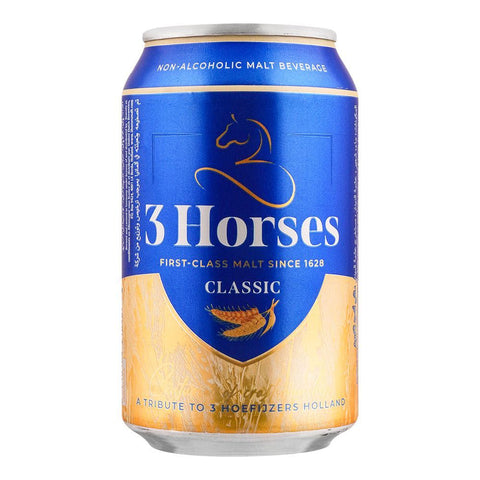 3 Horses Classic Malt Drink 330ml