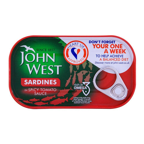 John West SARDINES (Tomato,Spicy,120g)