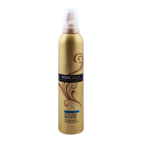 Nova Gold Hair Styling Mousse Super Firm Hold 300ml