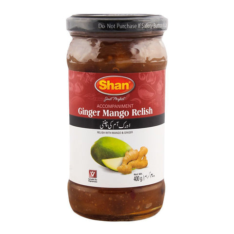 Shan Ginger Mango Relish 400 Gm Basic