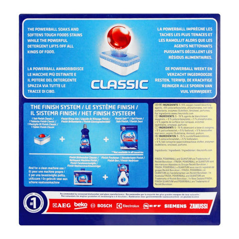Finish Classic Powerball Dishwasher 10 Tablets