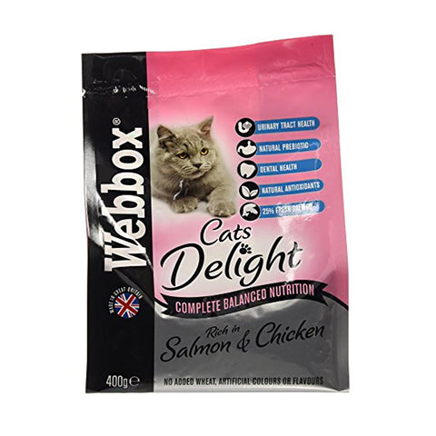 Webbox Natural Cat Food Chicken & Salmon 400g