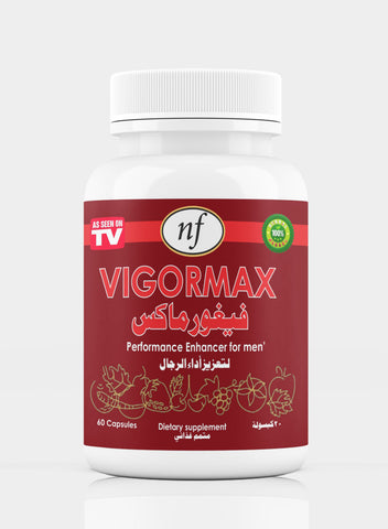 Vigormax Performance Enhancer For Men 60 Capsules Red