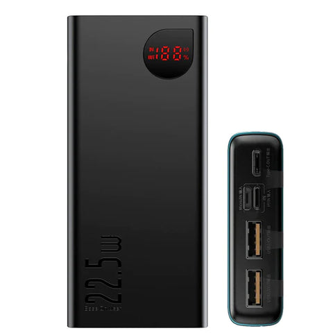BASEUS ADAMAN 20000MAH METAL DIGITAL DISPLAY 22.5W QUICK CHARGE POWER BANK