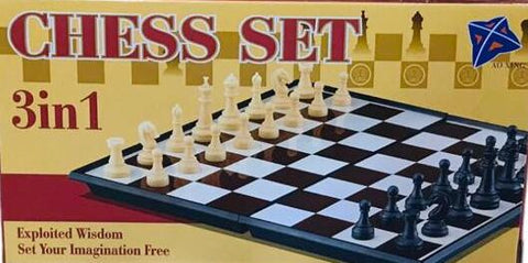 Chess Mini Magnetic Folding 3 In 1