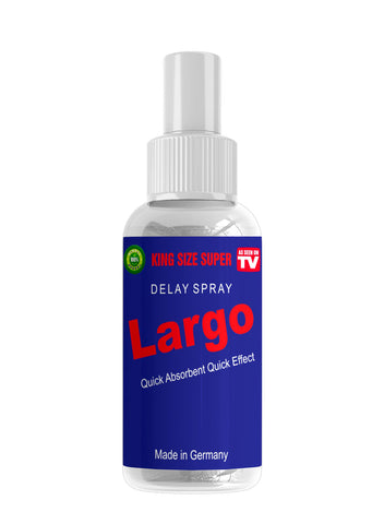 Largo Delay Spray King Size Super Quick Absorbent Quick Effect 30ML