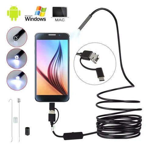 3-in-1 TYPE-C/Micro/USB Converter Endoscope Camera