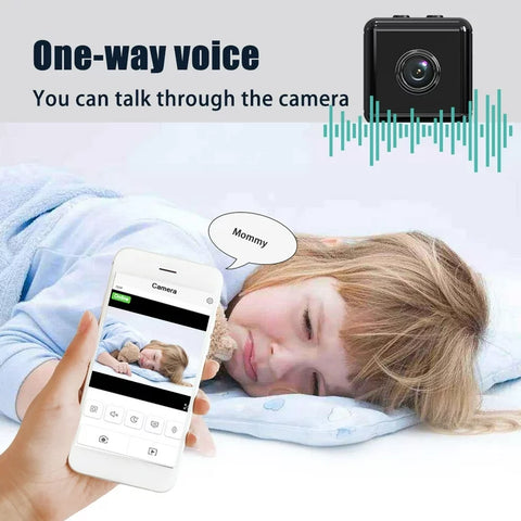 X9 Podofo Wireless Mini IP Camera Surveillance Camera 1080P HD Cam Portable For Home Security