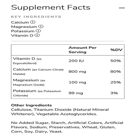 Gnc Calcimate Plus 800 120 Tab