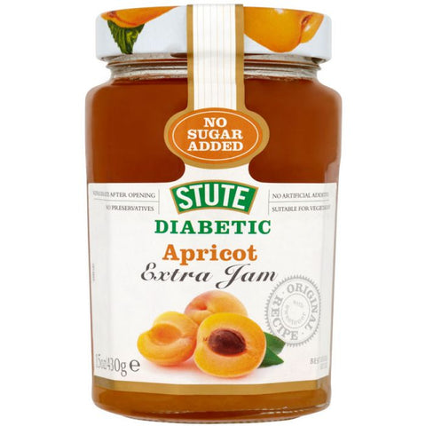 Stute Diabetic Jam No Added Suger Apricot 430g