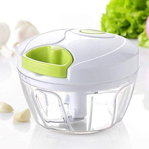 Spin Chopper, Vegetable and Fruits Cutter with 3 Blades