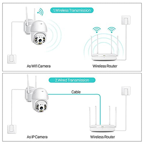 IP Camera HD Night Vision IP66 Waterproof Automatic Tracking IP WiFi Camera