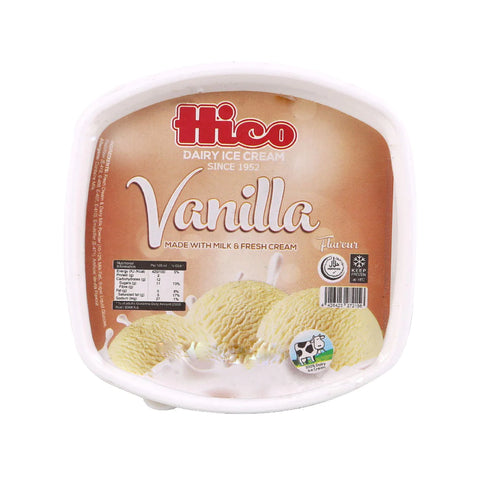Hico Ice Cream Vanilla Tub 700ml