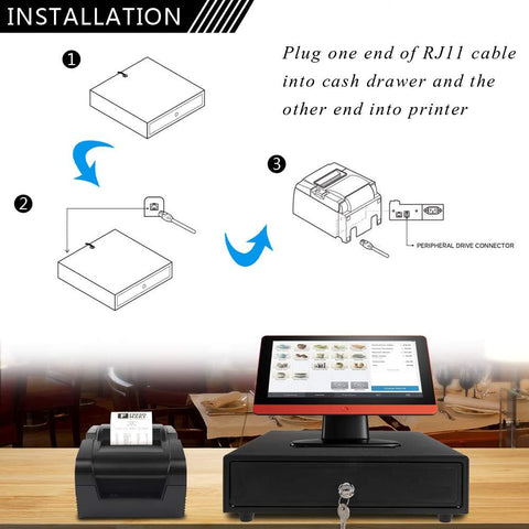 Speed-X 7 Bill 4 Coins High Temperature Paint Cash Drawer Metal