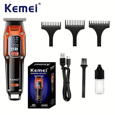 Kemei KM-658 Hair clipper Cord or Cordless