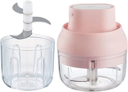 USB Chargebl chopper double bowl duble blad