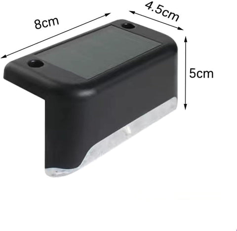 Solar Fence Lights Of Pack Of 4 For Outdoor Walls