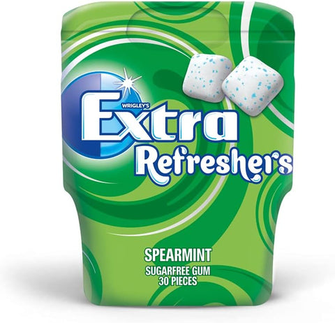 Extra Refresh Gum Bottle Spearmint 30Pcs 67g