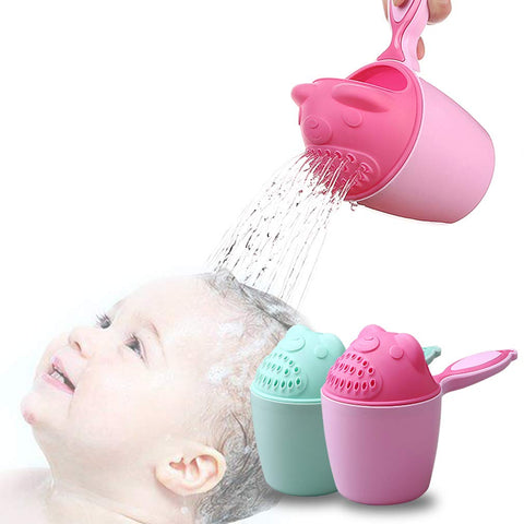 Baby Shower Cup, Baby Bath Rinser Wash Hair Cup by Protecting Infant Eyes