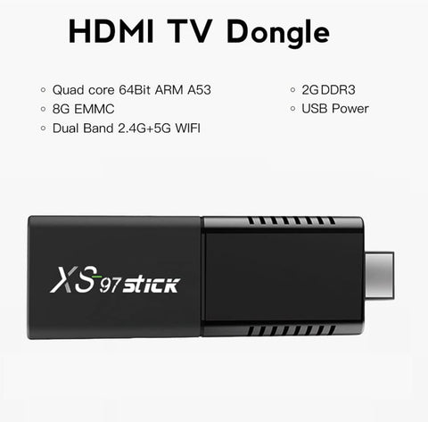 XS97 USB TV Stick ANDROID 10.0 QUAD CORE