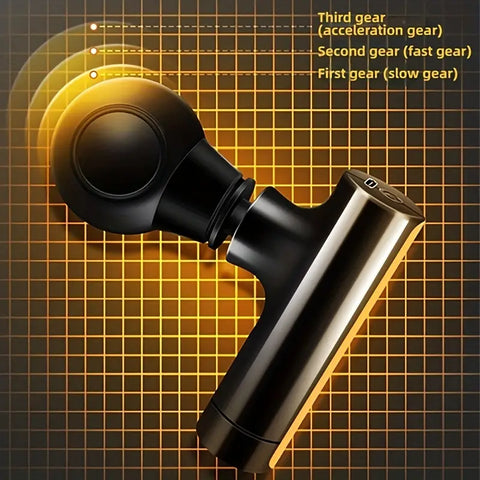 Electric Mini Massage Gun Deep Tissue Massager Body Neck Muscle Relaxation Slimming Pain Relief Therapy Exercising Massage Gun