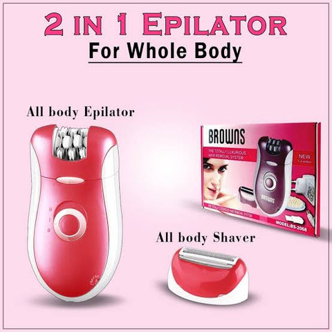 Original 2068 ( 2 in 1 ) Multifunctional Women Epilator