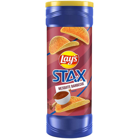 Lays Stax Chips Mesquite Barbecue 155.9g
