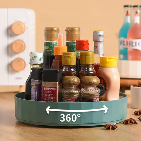 Seasoning Spice Rotating Box Rack Organizer