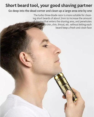Yunnyp Waterproof T8 Portable Electric Shaver Mini Rechargeable For Men