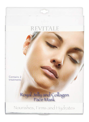 Revitale Face Masks (2 Treatments) Royal Jelly and Collagen