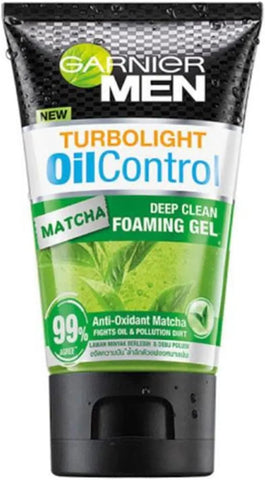 Garnier Men Turbo Light Matcha Face Wash 100ml