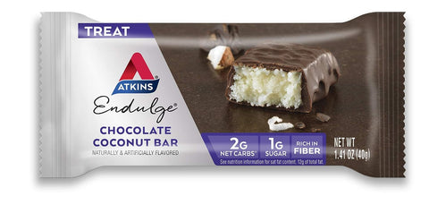 Atkins Treat Endulge Bar Chocolate Cococnut 40g