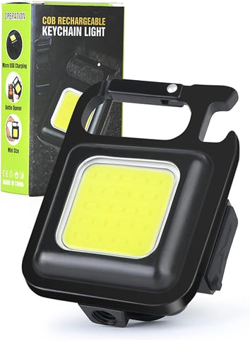 COB RECHARGEABLE KEYCHAIN LIGHT