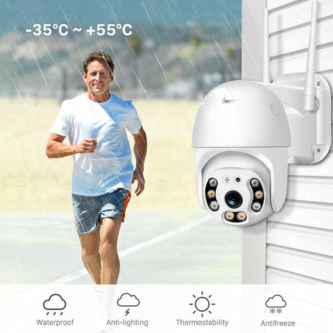IP Camera HD Night Vision IP66 Waterproof Automatic Tracking IP WiFi Camera