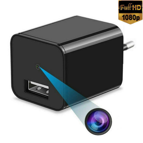 WiFi 1080P Mini Charger Spy Camera Live View
