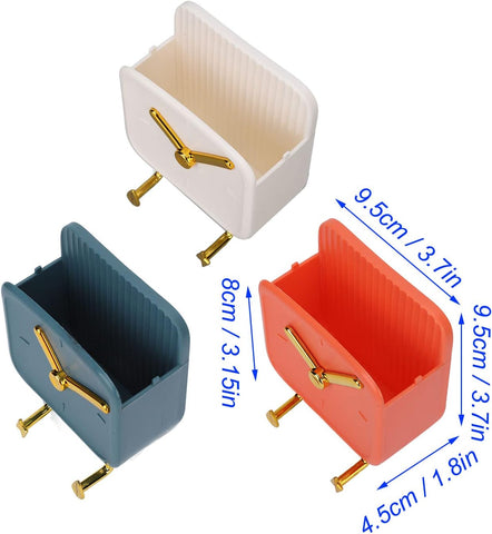 Portable  Wall Mounted Storage Boxes, 3pcs