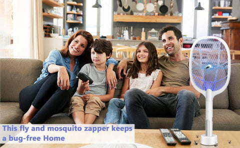 Rechargeable Mosquito Flies Killer Electric Tennis Handheld Mosquito Racket