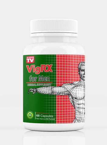 VigRX Herbal Supplement For Men 60 Capsules Green