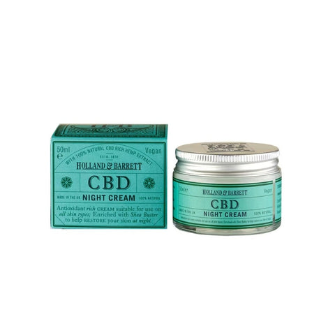 Holland & Barrett CBD Night Cream 50ml