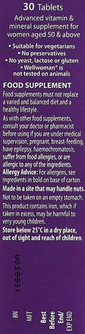 Vitabiotics Wellwomen 50 Plus 30 Tab