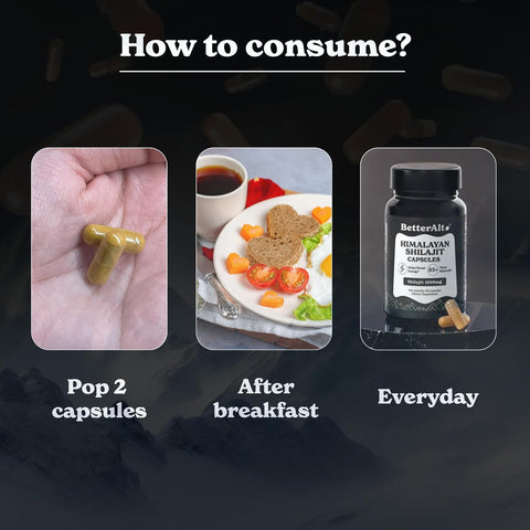 Gold Shilajit for Men and Women 20 Capsules