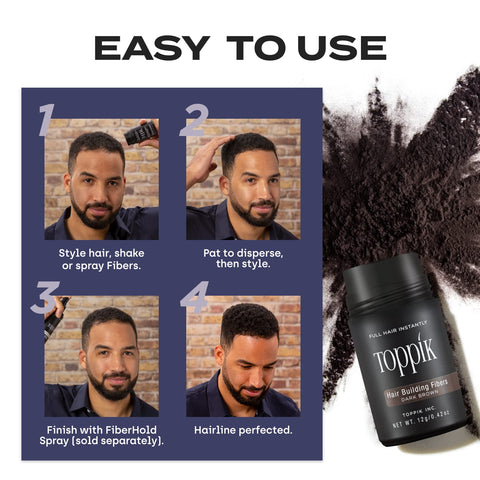 Toppik Hair Building Fibers Dark Brown 27.5G