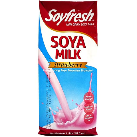 Soyfresh Soya Milk Strawberry 1L