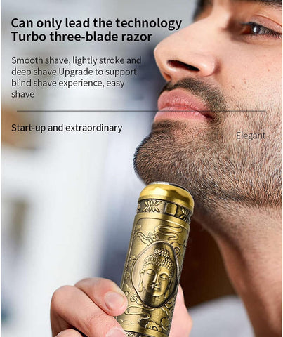Yunnyp Waterproof T8 Portable Electric Shaver Mini Rechargeable For Men