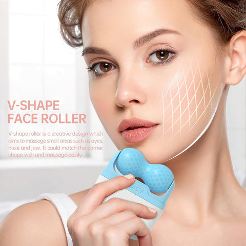 Facial Ice Roller 2in1 Cold Massager Eye Cooling Roller