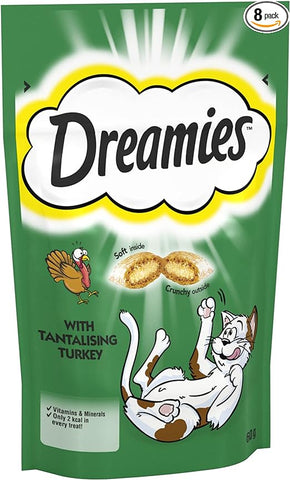 Dreamies Cat Food with Tantalizing Turkey 60g