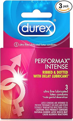 Durex Condom 3 Pack Performax Intense